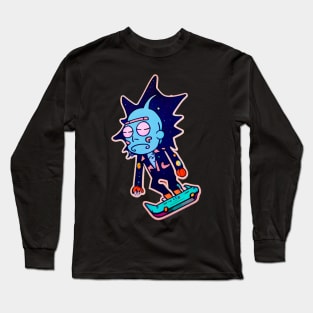 Rick styles zombie Galaxy Crow Long Sleeve T-Shirt